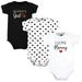 Hudson Baby Infant Girl Cotton Bodysuits Girl Mommy Red Black 3Pk 3-6 Months