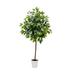Nearly Natural T4425 4 ft. Artificial Ficus Tree with Decorative Planter Green