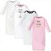 Hudson Baby Infant Girl Cotton Gowns Heart Preemie-Newborn