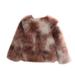 Winter Coats For Toddler Girls Tie Dye Colors Fall Winter Cardigans Fuzzy Lightweight Warm Winter Jackets Toddler Girls Rose Gold 100