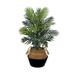 Nearly Natural 3 ft. Artificial Areca Palm Tree with Handmade Jute & Cotton Basket DIY Kit Green