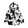 Baby Unisex Autumn Winter Warm Long Sleeve Patchwork Hooded Coat Jacket Clothing