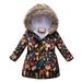 Winter Coats For Toddler Girls Winter Thick Warm Hooded Windproof Outwear Winter Jackets Toddler Girls Black 120