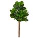 Nearly Natural T2744 3.5 ft. Artificial Fiddle Leaf Tree Green - No Pot