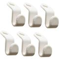 12 Pcs Heavy Duty Hook Plastic Hangers Plastic Hooks for Hanging Cascading Clothes Hangers Hanging Racks for Clothes Heavy Duty Cascading Connection Hooks S Type Hanger Hook Extend