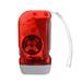 LED Hand Pressing Dynamo Flashlight Lamp Portable Hand Crank Torch (Red)