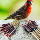 12 PCS Medieval Traditional Archery Arrow For Recurve Longbow Hunting Archery Bow Shoot with Brown Turkey Feather Christmas Gift