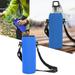 Yannee Water Bottle Cover Blue Water Bottle Sleeve Cozy Water Bottle Carrier Insulated Cover Bag Holder Strap Pouch Outdoor 1000ML(1 Pcs)