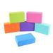 Hemoton 6pcs in A Pack Yoga Bricks EVA High Density Yoga Training Practice Auxiliary Tool Bricks for Woman (Random Color)