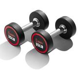 Sunny Health & Fitness Signature Style Polyurethane Round Dumbbells 15-Pound (Pair) â€“ SF-DB02-15