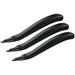 3 PCS Professional Magnetic Staple Remover Puller Rubberized Staples Remover Staple Removal Tool for School Office Home (Black)