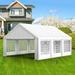 Summit Living 16 X 20 FT Party Tent Outdoor Canopy Tent for outside party wedding tent with Sidewalls White