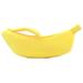Chicmine Banana Shaped Pet Bed Pet Nest Banana Shaped Soft Cozy Bed for Dogs Cats with Fastener Tape Design Exquisite Workmanship Safe Secure Sleeping for Pets