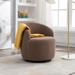 Swivel Chair for Living Room Bedroom, Corner Chairs for Small Space, Barrel Chair Round Accent Chair Armchair Club Arm Chairs