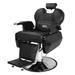 Professional Salon Barber Chair Faux Leather Office Chair - N/A
