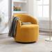 Swivel Chair for Living Room Bedroom, Corner Chairs for Small Space, Barrel Chair Round Accent Chair Armchair Club Arm Chairs