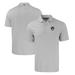 Men's Cutter & Buck Gray/White Milwaukee Brewers Big Tall Forge Eco Double Stripe Stretch Recycled Polo