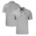 Men's Cutter & Buck Heather Gray Cincinnati Reds Big Tall Forge Eco Heathered Stripe Stretch Recycled Polo