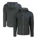 Men's Cutter & Buck Heather Charcoal Chicago White Sox Mainsail Full-Zip Hooded Jacket