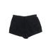 Croft & Barrow Shorts: Black Solid Bottoms - Women's Size 12 - Dark Wash