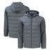 Men's Cutter & Buck Gray Arizona Diamondbacks Evoke Hybrid Eco Softshell Recycled Full-Zip Hoodie