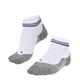 FALKE Damen Laufsocken RU4 Endurance Short Reflect W SSO Baumwolle antiblasen 1 Paar, Weiß (White-Red 2028), 35-36