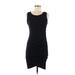 Leith Casual Dress - Bodycon: Black Solid Dresses - Women's Size Medium