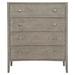 Bernhardt Albion Tall Drawer Chest Wood in Brown/Gray | 49.25 H x 42 W x 19 D in | Wayfair 311117