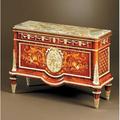 David Michael Louis XVI 54" Buffet Table Wood in Brown/Red | 37 H x 54 W x 21 D in | Wayfair BN-202