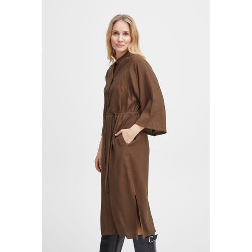 „Blusenkleid FRANSA „“Fransa FRMISA DR 1″“ Gr. xs, US-Größen, braun (carafe) Damen Kleider Blusenkleider“