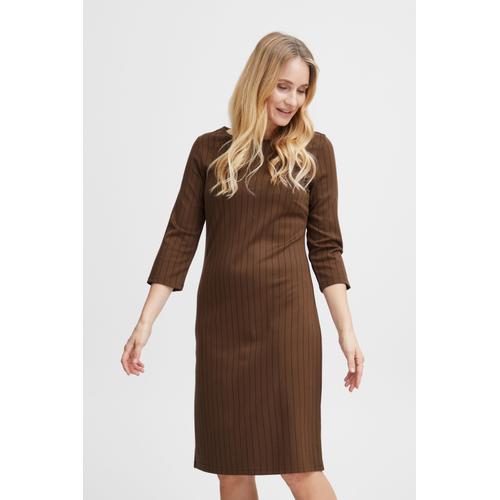 „Blusenkleid FRANSA „“Fransa FRBLENDA DR 1″“ Gr. l, US-Größen, braun (carafe mix) Damen Kleider Blusenkleider“