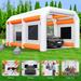 Edrosie Inc Portable Inflatable Paint Booth Large Spray Booth Car Paint Tent w/Air Filter System & Blowers | 157.5 H x 354.3 W x 236.2 D in | Wayfair