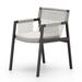 Bayou Breeze Anash Patio Dining Armchair w/ Cushion Wicker/Rattan in Brown | 31.75 H x 22 W x 26.75 D in | Wayfair 784A75B0CF314A2E9F92F6D43FC5C13B