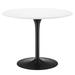 Pursuit 40" Dining Table by Modway Wood/Metal in White | 29.5 H x 39.5 W x 39.5 D in | Wayfair EEI-6313-WHI-BLK