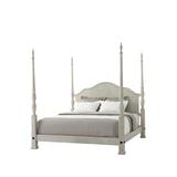 Theodore Alexander Essential Four Poster Bed Wood in Gray | King | Wayfair 8302-011