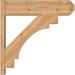 Ekena Millwork Merced Craftsman Outlooker Wood in Brown | 28 H x 7.5 W in | Wayfair OUT08X28X28MRC04SWR