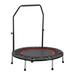 GDY 41.3" x 41.3" Foldable Round Indoor Fitness Trampoline w/ Handlebar in Red | Wayfair GDY-TA016