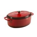 Lodge 7 Quart Enameled Cast Iron Dutch Oven Enameled Cast Iron/Cast Iron in Red | Wayfair EC7OD43