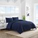 Nautica Point Harbor Embossed Duvet Cover Set Microfiber in Blue/Navy | Twin Duvet Cover + Standard Sham | Wayfair USHSFN1265213