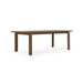 Maria Yee Mesa 30.5" Solid Wood Dining Table Wood in Brown | 30.5 H x 120 W x 42 D in | Wayfair 229-111173F83