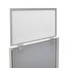 OBEX Polycarbonate Cubicle Mounted Privacy Panel w/ Small Bracket in White | 24 H x 60 W x 0.63 D in | Wayfair 24X60P-A-W-SP