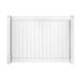 Outdoor Essentials Woodbridge 69.63" H x 90.63" Vinyl Privacy Fence Panel Vinyl in White | 69.63 H x 90.63 W x 1.5 D in | Wayfair 128014