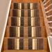 0.39 x 10.5 W in Stair Treads - Purhome Custom Size Stair Treads by Inches Machine Washable Geometric Square Slip Resistant Soft Medium Pile Stair Treads Synthetic Fiber | Wayfair