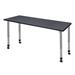 Regency Kee Height Adjustable Training Table Wood/Metal in Gray | 30 H x 60 W x 24 D in | Wayfair MT6024GYAPCGY