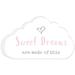 Sixtrees USA Ltd. Sweet Dreams Are Made Of The This - Cut Out, Baby Boy in Pink/Gray/White | 7 H x 12 W x 1.6 D in | Wayfair CO413-127