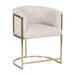 Vanguard Furniture Skye Button Back Metal Frame Chair Upholstered in Gray | 31 H x 24.5 W x 24 D in | Wayfair V962B-CH_153295