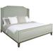 Vanguard Furniture Michael Weiss Pennington King Bed Cotton in Brown | 72 H x 82.5 W x 90.5 D in | Wayfair W527K-HF_Sussex_153645_9BkSVNailhead