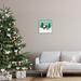 Stupell Industries Winter Wishes Santa Claus & Sled Framed On by Pan Georgiou Graphic Art in Brown/Green/Red | 17 H x 17 W x 1.5 D in | Wayfair