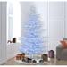 The Holiday Aisle® Flocked Cedar Pine Artificial Christmas Tree in White | 7.5' | Wayfair 0639F90FAA9E4792A6A8F77F326E2266