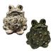 HomeStyles Whimsical Toad Hollow "Stretch" Garden Statues Concrete/Stone in Brown/Gray/Green | 9" H X 9.75" W X 6.75" D | Wayfair 43504